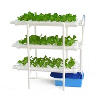 Hydroponics NFT System with 108 Holes Kits Vertical Hydroponic Growing Systems PVC Tube