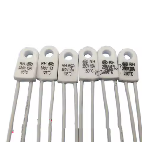 5PCS Electric Heater Electric Oil Tin RH/Tf 95 115 125 130 135 150 185 230 Degrees 15A 250V Temperat