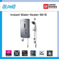 Alpha Instant Water Heater with DC Pump IM-9i With Rain Shower Set