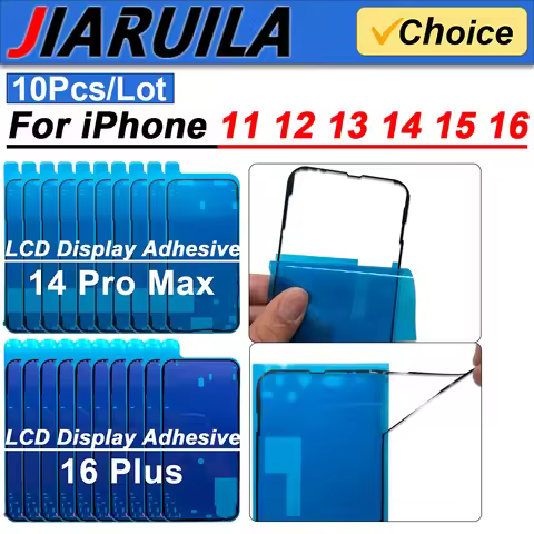 10Pcs LCD Display Frame Bezel Waterproof Seal Tape Glue Adhesive Sticker For iPhone 16 15 14 13 12 1