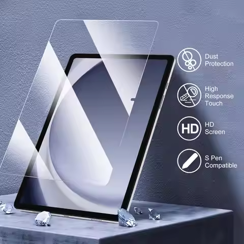 3pcs Screen Protector Tempered Glass For Samsung Galaxy Tab A9 Plus A8 A7 Lite X210 Tablet Film S5e 