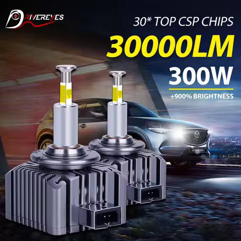 D Series D1S D3S D8S 360 DEGREE Led Headlight Bulbs D1R D8R 4 SIDES 30*4575 SMD 12V 24V Canbus No Er