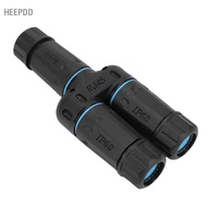HEEPDD ciciglow RJ45 Coupler  IP68 Water Proof Shielded Female to Ethernet Cable Connector for Cat5 