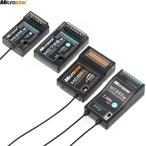 Microzone MC6RE MC7RB V2 Receiver 6ch MC8RE V2 8ch for the Mc6c Mc7 Mc8b Controller Transmitter Rc U