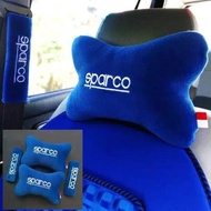 Pay On The Spot Car Head Pillow Set 2 in 1 Spar Co Blue/Headrest Car Set 2in1 S.p.a.r.c.o Blue 06O