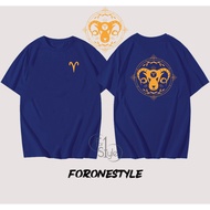 ARIES ZODIAC TSHIRT - ARIES ZODIAC CLOTHES - COTTON COMBAD 30S