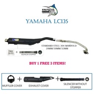 EKZOS EXHAUST MUFFLER ESPADA V5 135LC (V1-V6) LAGENDA 115 FI SRL115 FI NVX CUTTING STANDARD