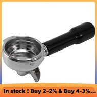 58MM Stainless Steel Coffee Machine Bottomless Filter Holder Portafilter for / Expobar Double Mouth/