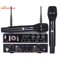 Wireless Microphone System Single Cordless Microphone Set Single Cordless Microphone Set Metal for Karaoke Home Church