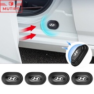 Hyundai 12Pcs New Car Door Shock Pad Anti collision Silicone Sticker Reduce Noise Cushion For Ioniq 5 Kona Fe I10 Sonata Tucson Certa Elantra Santa Accessories