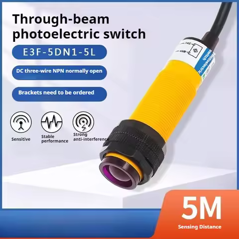 M18 Infrared Beam Photoelectric Wiring Harness Switch CHE18-5MNA-B710/E3F-5DN1/5L Three-Wire NPN Nor