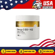 Ostrovit Omega3 D3 + K2: Viên Hỗ Trợ Chức Năng Mắt Và Xương Khớp - 90/180 Viên
