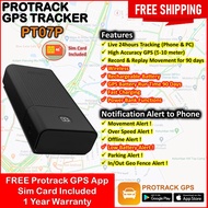 Protrack GPS Tracker PT07P Wireless and Portable <12 Months SIM Card + Data>