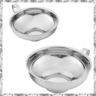 [I O J E] Canning Funnel, 2 Pack Stainless Steel Canning Supplies Kitchen Funnel Jar Funnel Canning 