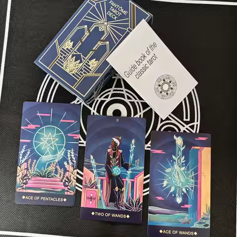 12x7 cm Fantome Tarot Deck Paper Manual Card Games