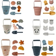 Beach Toy Silicone Set Beach Sand Mold Toy Set High Quality P67J