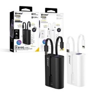 XPower B10G 3輸出 雙PD快充Type-C/Lightning線 10000mAh PD+SCP充電器