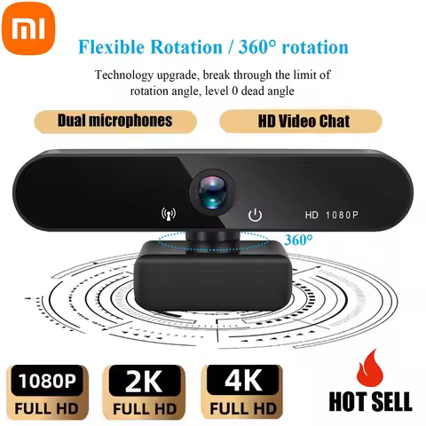 Xiaomi 4K Webcam PC Camera 2K 1080P High-Definition Network Camera USB Laptop Camera For Video Calli