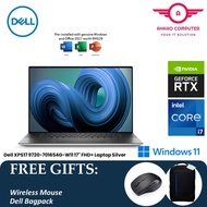 Dell XPS17 9720-701654G-W11 17'' FHD+ Laptop Silver ( I7-12700H, 16GB, 512GB SSD, RTX3050 4GB, W11, 