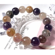Gelang Tangan Kristal / Natural Crystal Auralite 23 Bracelets 天然水晶极光23手链 (Come with certificate)