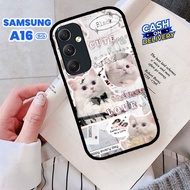 Softcase Glass Kaca SAMSUNG A16 4G & SAMSUNG A16 5G - Case Handphone SAMSUNG A16 4G & SAMSUNG A16 5G