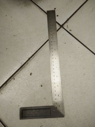 TOKO BJA- SIKU METER TUKANG 10 INCH DIAMOND - PENGGARIS BESI SUDUT 25 CM