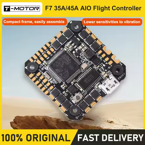T-motor F7 35A 45A AIO Flight Control MPU6500 MCU STM32F722 BSL firmware Barometer BMP280