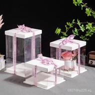 4inch boxes 6inch12Double-layered inch8Inch Transparent10inch packaging box birthday cake64Inch Baki