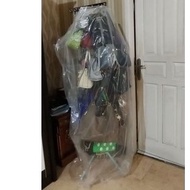 GANTUNGAN Plastic Cover Organizer Cabinet Shelf Cover | Shoe Rack Bag Hanger Wrapping