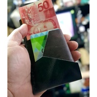 "Anello" Everyday Carry Minimalist Wallet in fullgrain cow leather