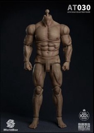 1：6 WWE HUNK 超強 爆肌 大肌肉 body 合適 自組 摔角 斯巴達 Sparta 戰士 Hottoys Phicen TBL figure