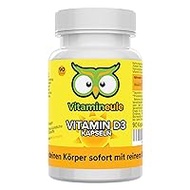 Vitamineule® Vitamin D3 Capsules (Cholecalciferol) – High Dose and Vegan – 30,000 IU – Without Artificial Additives – Quality Made from Germany – Small Vitamin D3 Capsules Instead of Large Tablets