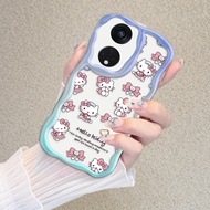 Soft Case for Oppo Reno 8T 5G A1 Pro Reno 8 5G Reno 8 Pro 5G Reno 8T 4G Casing Layar Penuh Hello Kitty Clear Silicon Back Cover