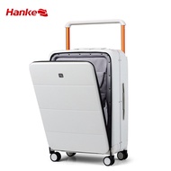 กระเป๋าเดินทางล้อลื่นคันชักกว้าง Hanke รุ่น Panorama H9862 ดีไซน์เปิดหน้าขนาด 20” ใส่ Laptop สำหรับ carry on รับประกันโดย Goodlug