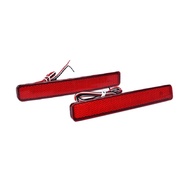 2Pcs Car Rear Bumper Reflector Brake Light Led Taillight For Volkswagen T5 Transporter/ Caravelle /