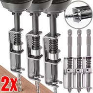1/2Pcs Universal Spring Loaded Screw Holder Bit - Quick Release Attachment Anti-Drop Screw Gripper T
