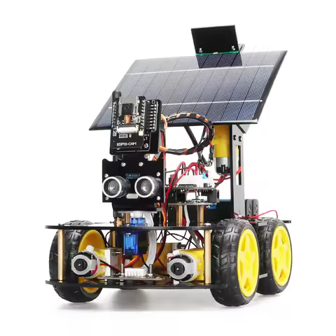 Programmable Robot Car Kit for Arduino Profesional ESP32 Cam Solar Tracking and Charging Set DIY Ele