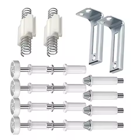 16PCS Bifold Door Top Pivot Easy To Adjust Closet Door Top Pivot Safe To Install Bifold Door Hardwar