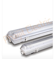 ไฟส่องสว่างกันสภาพอากาศ IP66 WPL-0158 ฟิตติ้งเรืองแสง T8 กันสภาพอากาศ 1×58 W. ด้ามจับสแตนเลส 12 ชิ้น