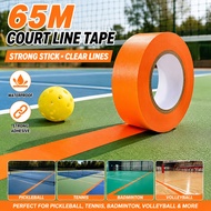 65m Pickleball Court Marking Tape High Visible Sport Boundary Line Tape Waterproof Strong Adhesive F