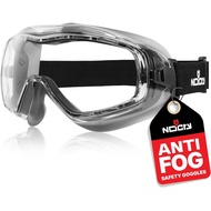 NoCry Anti Fog Safety Goggles for Men and Women with Premium Anti Scratch Coating - Vented Panoramic