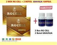Paket 2 box RG Cell + 2 Botol Gravilia kapsul