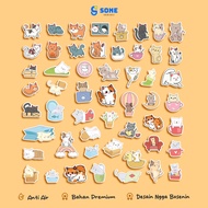 50pcs Stiker Kucing Lucu | Sticker Kucing Lucu | Stiker Kucing | Sticker Kucing | Stiker Kartun | St