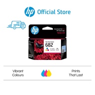 HP 682 Single Pack | Tri-color Original Ink Cartridge | HP Deskjet Printer 2336 2776 2777 4176 6075 6475 [3YM76AA] Say No to Refill