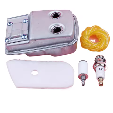 Exhaust Muffler For Husqvarna 124L 125L 125LD 128C 128CD 128L 128LD 128LDX 128R 128RJ Air Fuel Filte