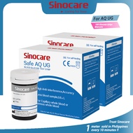 Sinocare Blood Glucose Test Strips For Safe Aq Ug With Free Lancets