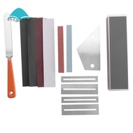 13Pcs Guitar Luthier Tools Guitar Fret File Guitar Fret Leveling Beam Fingerboard Guard Fret Rocker 