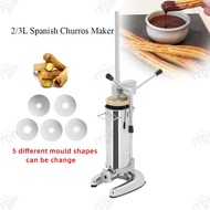 ITOP 2/3L Small Spanish Churros Maker With 5 Nozzles Mold Churro Machine Churro Extruder Churro Pres