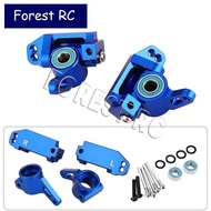 Metal Alloy Steering Block Caster Block C-Hub Stub Axle Carrier with Ball Bearing Kit for Traxxas Sl