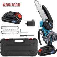 DAGMARA Mini Chainsaw Powerful Cordless Rechargeable Handheld (6")